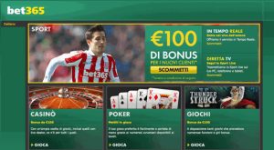 Bonus Benvenuto scommesse Bet365 