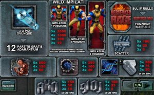 Wolverine slot machine online: regole